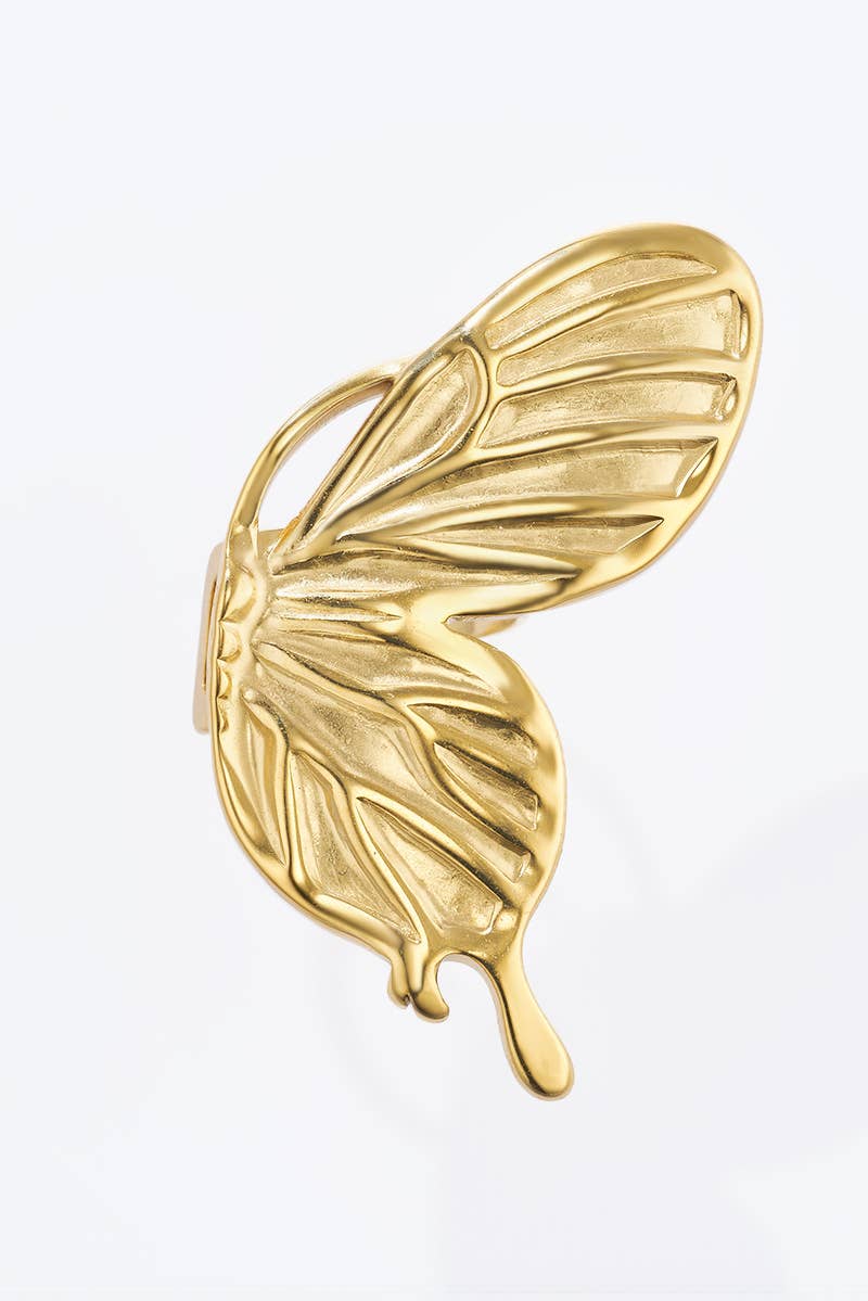 Stainless Steel Gold Earcuffs - Minimalist Ear Cuffs